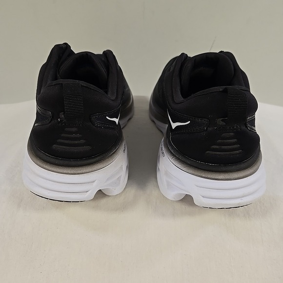 Hoka One One HOKA Bondi 8 Black White Women's Size 9.5 B - Picture 11 of 13